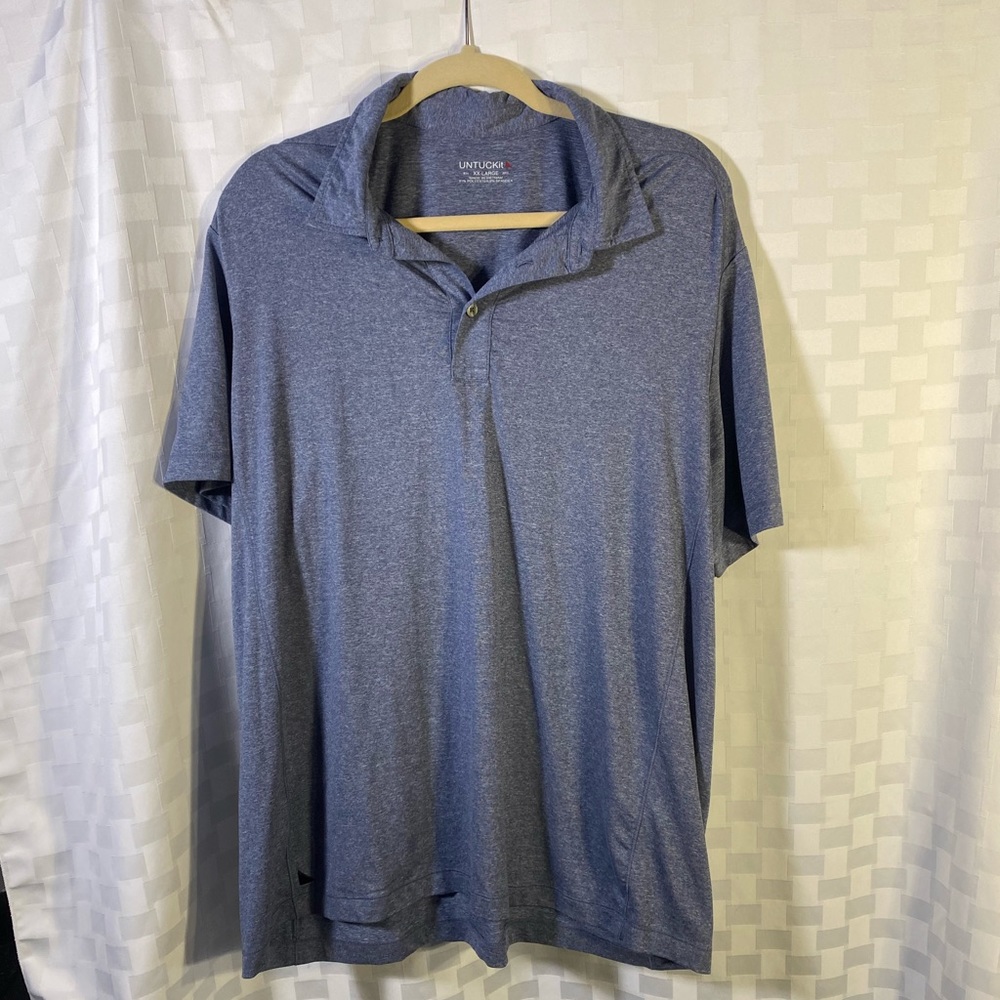 Untuckit men’s XXL polo shirt blue